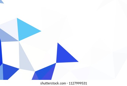 Light Pink vector abstract polygonal template. Geometric illustration in Origami style with gradient.  Template for cell phone's backgrounds.