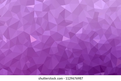 Light Pink vector abstract polygonal template. Modern abstract illustration with triangles. A completely new design for your leaflet.