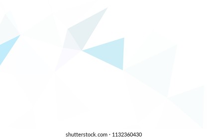 Light Pink vector abstract polygonal background. Colorful illustration in abstract style with triangles. Polygonal design for your web site.