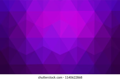 Light Pink vector abstract polygonal background. Modern abstract illustration with triangles. Brand new style for your business design.