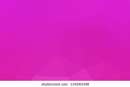Light Pink vector abstract polygonal cover. A completely new color illustration in a vague style. A completely new design for your business.