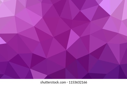 Light Pink vector abstract polygonal pattern. Polygonal abstract illustration with gradient. Pattern for a brand book's backdrop.