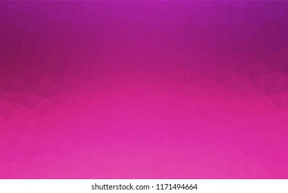 Light Pink vector abstract polygonal layout. Shining colored illustration in a Brand new style. A completely new design for your business.