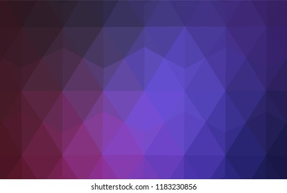 Light Pink vector abstract polygonal background. Creative illustration in halftone style with triangles. Template for cell phone's backgrounds.