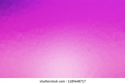 Light Pink vector abstract polygonal layout. A sample with polygonal shapes. The polygonal design can be used for your web site.