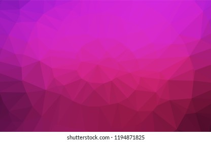 Light Pink vector abstract polygonal cover. Modern geometrical abstract illustration with gradient. The elegant pattern can be used as part of a brand book.