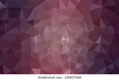Light Pink vector abstract polygonal template. Creative geometric illustration in Origami style with gradient. A new texture for your web site.