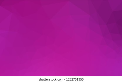 Light Pink vector abstract polygonal texture. Brand new colored illustration in blurry style with gradient. Brand new style for your business design.