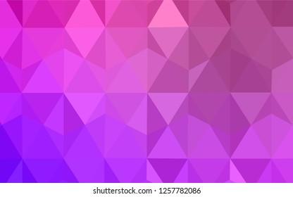 Light Pink vector abstract polygonal template. Creative geometric illustration in Origami style with gradient. A new texture for your web site.