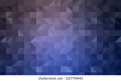 Light Pink vector abstract polygonal template. Modern geometrical abstract illustration with gradient. The elegant pattern can be used as part of a brand book.