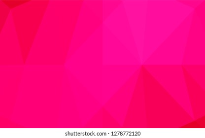 Light Pink vector abstract polygonal cover. Colorful abstract illustration with gradient. The template can be used as a background for cell phones.