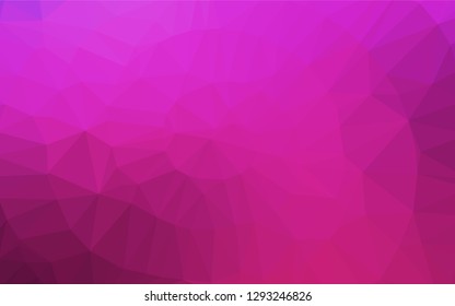 Light Pink vector abstract polygonal cover. Colorful abstract illustration with gradient. The template can be used as a background for cell phones.