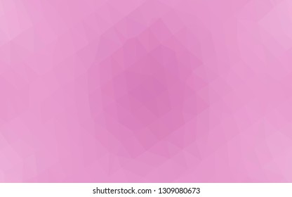 Light Pink vector abstract polygonal texture. An elegant bright illustration with gradient. Brand new design for your business.
