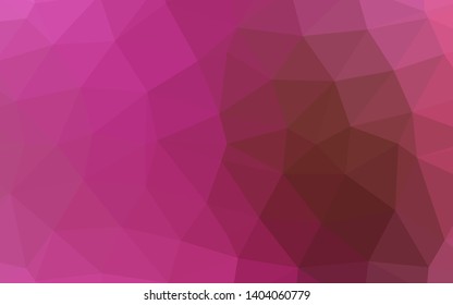 Light Pink vector abstract polygonal layout. An elegant bright illustration with gradient. Completely new template for your business design.