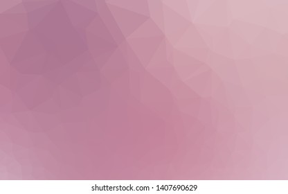 Light Pink vector abstract polygonal cover. An elegant bright illustration with gradient. Template for a cell phone background.