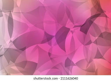 Patrón poligonal abstracto del vector rosa claro. Muestra con formas poligonales. Patrón texturizado para sus antecedentes.