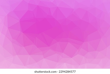 Light Pink vector abstract polygonal cover. Colorful abstract illustration with gradient. Template for a cell phone background.