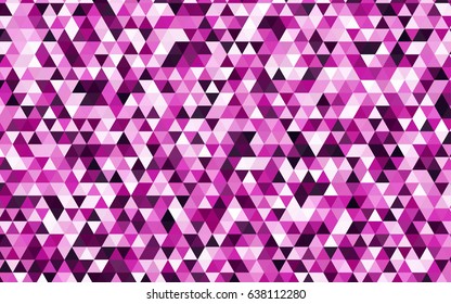 Light Pink vector abstract polygonal template. A completely new color illustration in a vague style. The elegant pattern can be used as part of a brand book.