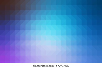 Light Pink vector abstract polygonal background. Colorful abstract illustration with gradient. The polygonal design can be used for your web site.