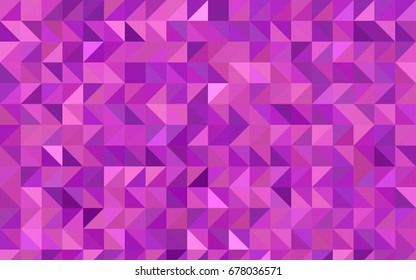Light Pink vector abstract polygonal template. Glitter abstract illustration with an elegant design. Brand-new style for your business design.