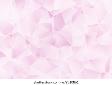Light Pink vector abstract polygonal background. Shining colored illustration in a brand-new style. A completely new design for your business.