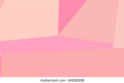 Light Pink vector abstract polygonal pattern. Creative illustration in halftone style with gradient. The best triangular design for your business.