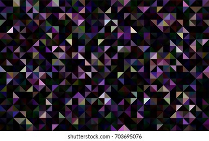 Light Pink vector abstract polygonal template. Geometric illustration in Origami style with gradient.  A completely new template for your business design.