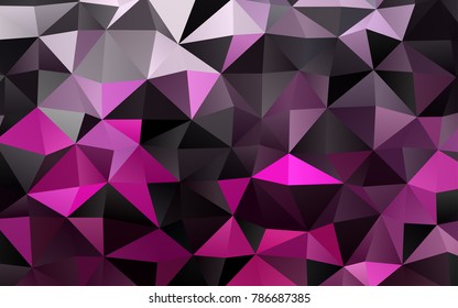 Light Pink vector abstract polygonal background. Colorful illustration in abstract style with gradient. The template can be used as a background for cell phones.