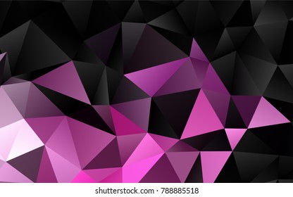 Light Pink vector abstract polygonal background. A vague abstract illustration with gradient. The elegant pattern can be used as part of a brand book.
