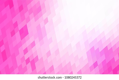 Light Pink vector abstract textured polygonal background. Blurry rectangular design. The pattern with repeating rectangles can be used for background.