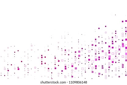 Light Pink vector abstract textured polygonal background. Blurry rectangular design. The pattern with repeating rectangles can be used for background.