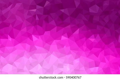 Light Pink vector abstract textured polygonal background. Blurry triangle design. Pattern can be used for background.