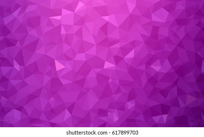 Light Pink vector abstract textured polygonal background. Blurry triangle design. Pattern can be used for background.