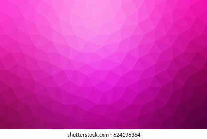 Light Pink vector abstract textured polygonal background. Blurry triangle design. Pattern can be used for background.