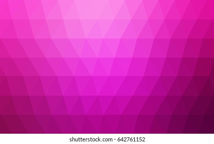 Light Pink vector abstract textured polygonal background. Blurry triangle design. Pattern can be used for background.
