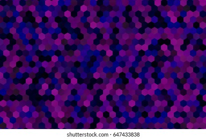 Light Pink vector abstract textured polygonal background. Brand-new blurry hexagonal design. Pattern can be used for background.