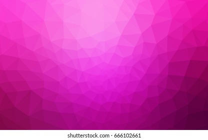 Light Pink vector abstract textured polygonal background. Blurry triangle design. Pattern can be used for background.