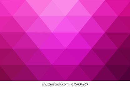 Light Pink vector abstract textured polygonal background. Blurry triangle design. Pattern can be used for background.