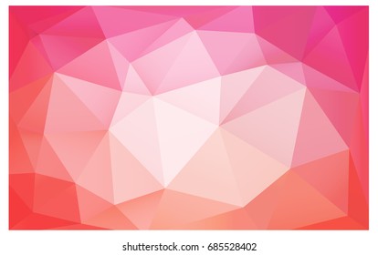 Light Pink vector abstract textured polygonal background. Blurry triangle design. Pattern can be used for background.