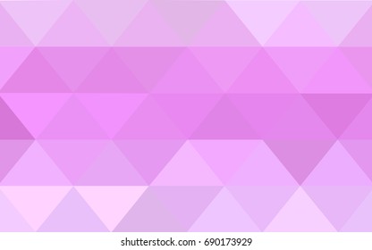 Light Pink vector abstract textured polygonal background. Blurry triangle design. Pattern can be used for background.