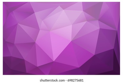 Light Pink vector abstract textured polygonal background. Blurry triangle design. Pattern can be used for background.