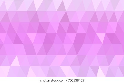 Light Pink vector abstract textured polygonal background. Blurry triangle design. Pattern can be used for background.