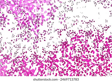 Light Pink vector backdrop with abstract shapes. Simple colorful illustration with abstract gradient shapes. Modern design for your business card.