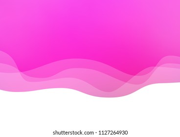 Light Pink vector backdrop with bent lines. Shining illustration, which consist of blurred lines, circles. A completely new marble design for your business.