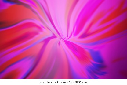 Light Pink vector backdrop with bent lines. A sample with colorful lines, shapes. A new texture for your  ad, booklets, leaflets.