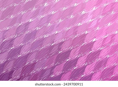 Light Pink vector backdrop with bent lines. Colorful gradient illustration in simple style with lines. Elegant pattern for a brand book.