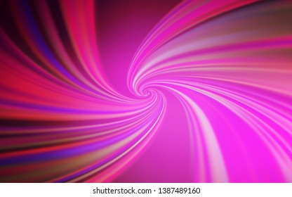 Light Pink vector backdrop with curved lines. An elegant bright illustration with gradient. Abstract style for your business design.