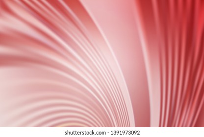 Light Pink vector backdrop with curved lines. Colorful abstract illustration with gradient lines. Template for cell phone screens.