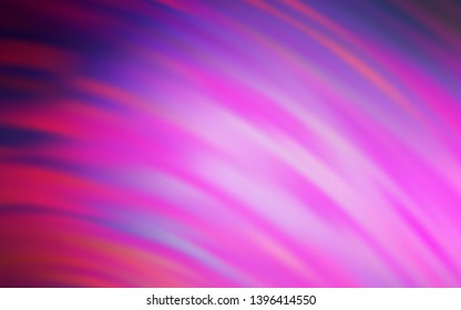 Light Pink vector backdrop with curved lines. A shining illustration, which consists of curved lines. A completely new design for your business.