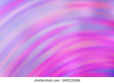 Light Pink vector backdrop with curved lines. An elegant bright illustration with gradient. Brand new design for your ads, poster, banner.